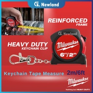 Milwaukee Keychain Tape Measure / Milwaukee Measuring Tape / 48-22-5506 (2m/6ft)