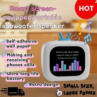 Mini TV Style Speaker - LCD Touchscreen, 3-Line Karaoke Display, App Connectivity & Portable Design​