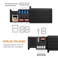 Ulanzi MCR01/MCR02 High-Speed Card Reader การ์ดรีดเดอร์ USB 3.2 พร้อมกล่องเก็บการ์ด SD/TF/Nano SIM