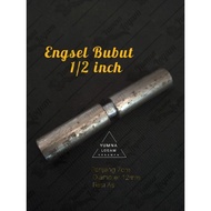 Engsel Bubut / Engsel Pagar Besi 1/2"/ Engsel bulat/ Engsel pintu besi