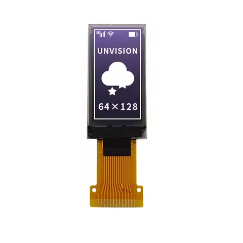 0.96'' OLED Display 64*128 64x128 SH1107 SPI Serial IIC I2C 13P Port Voopoo Minikin Mod V2 3.3V Whit