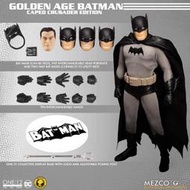 【多金魚】全新 Mezco 1/12 DC Golden Age 黃金時代 Batman 蝙蝠俠 斗篷鬥士版