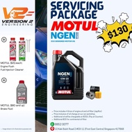 Motul Ngen Matic Engine Oil Servicing Package 0W20