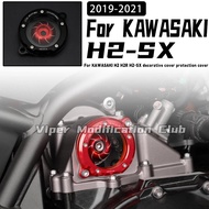 For KAWASAKI H2 H2R H2-SX modified decorative cover Protective cover Turbocharger cover Set 2017 201