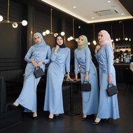 UNGU HIJAU DIANA DRESS BRIDESMAID BODY FIT TIGHT LATEST EID PARTY GAMIS 2026 BODY SLIMMING MAXMARA L