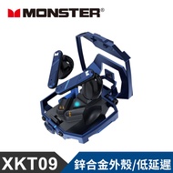 MONSTER 魔聲 鋅合金鏤空造型真無線藍牙耳機(XKT09/藍色)