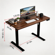โต๊ะทํางานที่ปรับความสูงได้โต๊ะเกม Automatic adjustable height working table 120cm*60cm standing des