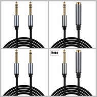 Stereo Dual Channel TRS Big Three Core 6.35mm Audio Cable 3m 5m 10m 6.5 Mono TS Male to Female Audio