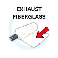 EXHAUST FIBER FIBERGLASS EKZOS FIBER PUTIH MOTOR