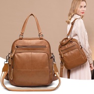 Genuine Genuine Leather Backpack Women 2025 New Casual Fashion Soft Leather Small Backpack