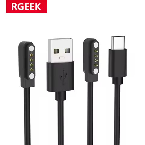 RGEE 1m Charging Cable for PLAUD Note AI Voice Recorder Plaid.ai Charger Replacement USB-A/C Cord fo