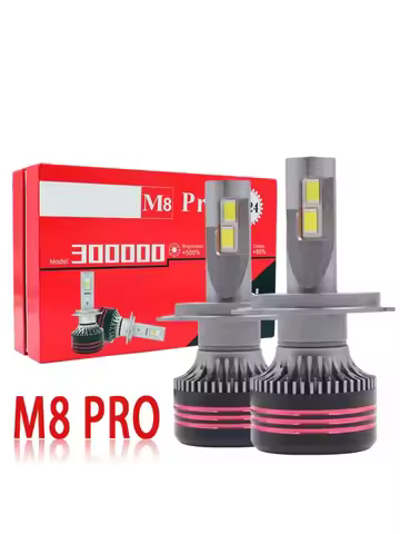 M8 Pro 120W 12000LM H7 LED Headlights Bulb H7 9005 HB3 H8 H11 Car Headlight M8 LED Headlight Kit For