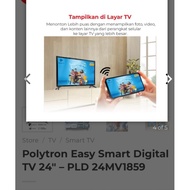 Inc Ppn- Led 24 Polytron Smart Tv &amp; Sudah Digital Garansi 5 Tahun
