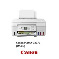Canon PIXMA G3770 (White) AIO Wireless Refillable Ink Tank Printer with Low-Cost Printing