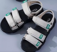 (6625-221) Sandal Let Gunung Karet Jelly Wanita Korea Velcro Strap 3 Logo M Keren Casual Trendy Impo