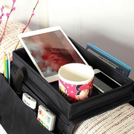 Thybeauty Sofa Organiser Convenient Practical Oxford Cloth Sofa Armrest Organiser for Home Bedroom