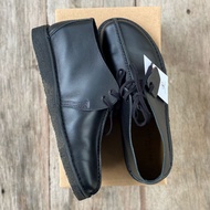 [HOT SALE] CLARKS DESERT TREK 02 Genuine Leather Smart Casual Black Leather S1690001 KASUT KULIT LEL