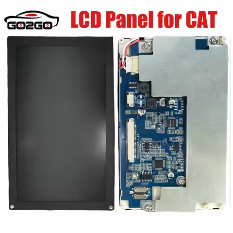 LCD Monitor Screen Panel Designed Specifically for CAT Caterpillar Excavator Models E320D, 320D, 312