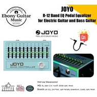 Joyo R-12 Band EQ Pedal Equalizer (31.25Hz-16kHz) for Electric Guitar & Bass With Free Patch Cable (
