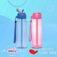 H2go Straw Cap w/ strap 750ml Water Eco Bottle Tupperware tumbler hot and cold