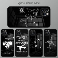 BL-1 Mobile Phone Tempered Glass Case, Popular Aircraft Travel Case for iPhone 13 12 XS Mini X XR 8 
