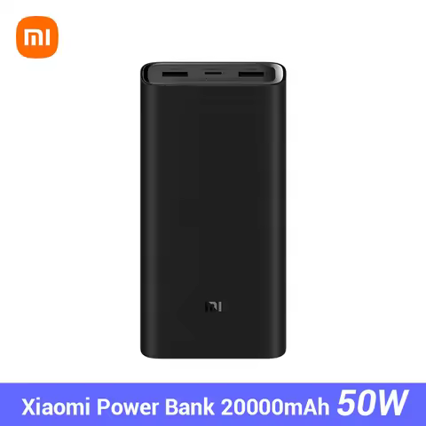 Xiaomi Power Bank 3 20000mAh 50W PB200SZM 3 USB Type C Fast Charging Portable Mi Powerbank 20000 Ext