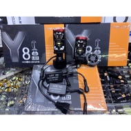 ไฟสปอร์ตไลท์รถยนต์ ไฟหน้ารถ หลอดไฟ LED รุ่น Y6 Y8ขั้ว H4 120W 16000 ลูเมน คัทออฟ RHD สว่างมาก หลอดไฟ