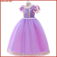 Tangled Princess Rapunzel Cosplay Party Fancy Dress Up Costume