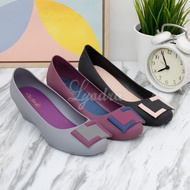 Penawaran Terbatas Lyodra Molly Flat Jelly Shoes LDR301 Real Pict