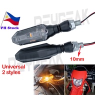 REYGEAKT For Honda Tmx 125 Crf 250l Cg125 Tmx125 Universal Led Signal Light Running Flash Lamp 10mm