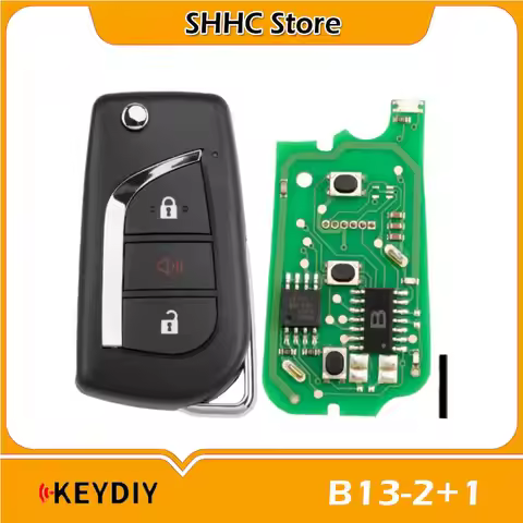 KEYDIY KD B13-2+1 Universal Wire Car Remote Key 2+1Buttons for Toyota Type Remote Car Key for KD900 