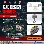 Engineering CAD Design Service | 3D Modeling, 2D Technical Drawing, Assembly