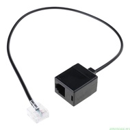 amonoqa RJ11 6P4C Female to Ethernet RJ45 8P8C Male Adapter RJ45 to RJ11 Converter Cable