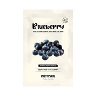 PRETTYSKIN - Pretty Skin - Total Solution Essential Sheet Mask - 1pc - Blueberry