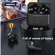[SG] REMAX TWS-27 Bluetooth Earpiece True Wireless Stereo Earphone Earbuds Music Gaming Earbuds Noise Cancelling Earbuds
