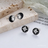 Sterling Silver Distressed Chaoxuan Earrings Earrings Epoxy Retro Cloud Sun Star Simple Earrings S92