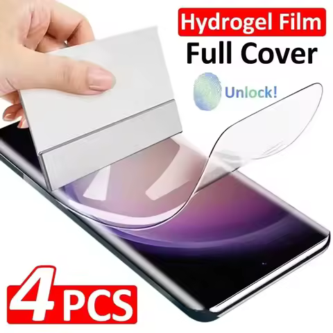 1-4Pcs Hydrogel Film For Xiaomi Poco M7 X7 F7 M6 X6 X5 F6 F5 Redmi Note 15 14 13 Pro 12 11 10 9 11S 