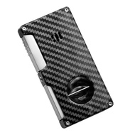 Lafuli Cigar Cutter Lighter Integrated Portable Multifunctional Cigar Tool with Hole Punch Three-in-