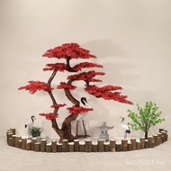 Red Maple Tree Indoor Outdoor Simulation Large Simulation Tree Chicken Claws New Chinese Landscaping