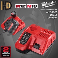 Milwaukee M12-18FC Rapid Charger / M12 M18 Fast Charger / 2 Year Warranty / 100% Original