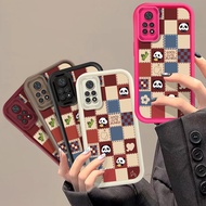 For Xiaomi Redmi Note 8 Pro Note 9 Note 10s 10 Pro Max Note 11s Note 12 Pro Casing Fashion Cute Red 