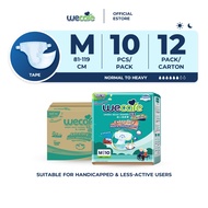 WECARE Official [Bundle of 12x] - 1 ctn Tape Adult Diapers M size