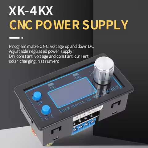 ZK-4KX DC DC Buck Boost Converter CC CV 0.5-30V 4A 5V 6V 12V 24V Power Module Adjustable Regulated L