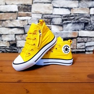 Converse High Zipper Yellow Kids Shoes