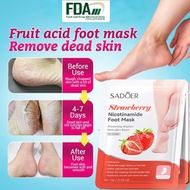 Strawberry Foot Mask Exfoliating Foot Peel Mask