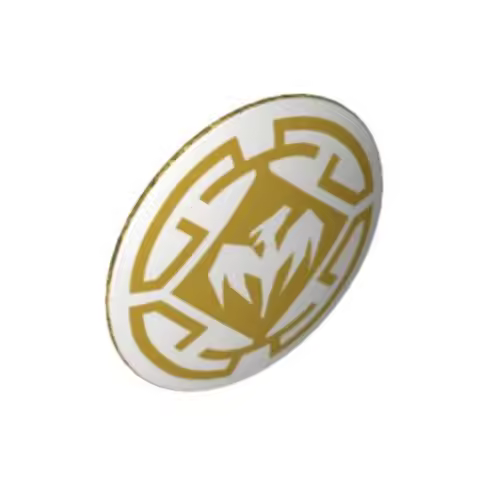 Small particle building block MOC 75902pr0016 pb12 38861 miniature handheld shield printing white dr