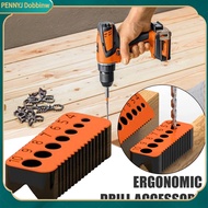 PENNYJ Easy-to-use Drill Guide Plastic Drill Guide Woodworking Drill Bit Guide Block for Precision D