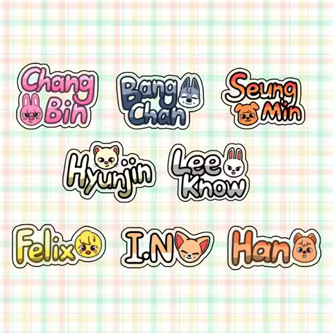 SKZOO Cartoon Merchandise Skzoo Homeless Children Stray Kids Evil Chest Badges Hats Badges Backpacks