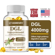 DGL Licorice Root Capsule Supplement - Supports Stomach, Gut & Bowel Relief - Natural Acid Reflux Fo