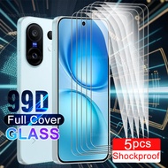 5Pieces For Vivo x200 FE Screen Protector Film Vivox200 FE Vivox 200fe Protective Full Glue Glass vi
